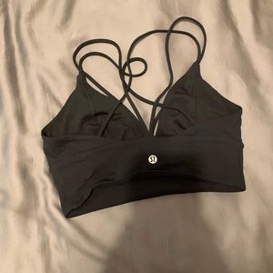 Lululemon Black Yoga Sport Bra Size 8